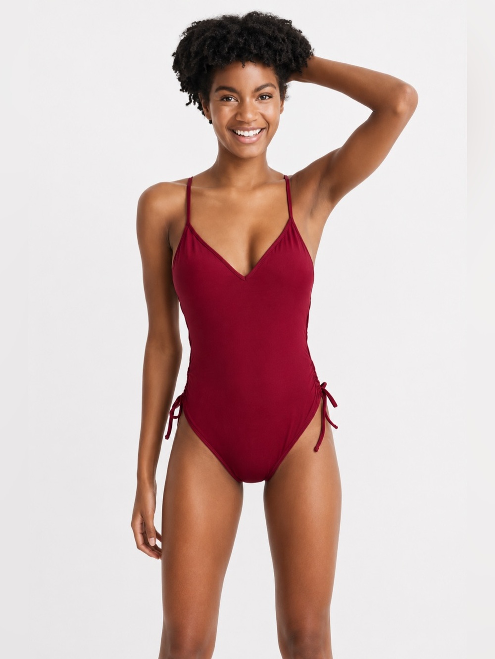 NWOT Abercrombie and fitch side lace up one piece swimsuit